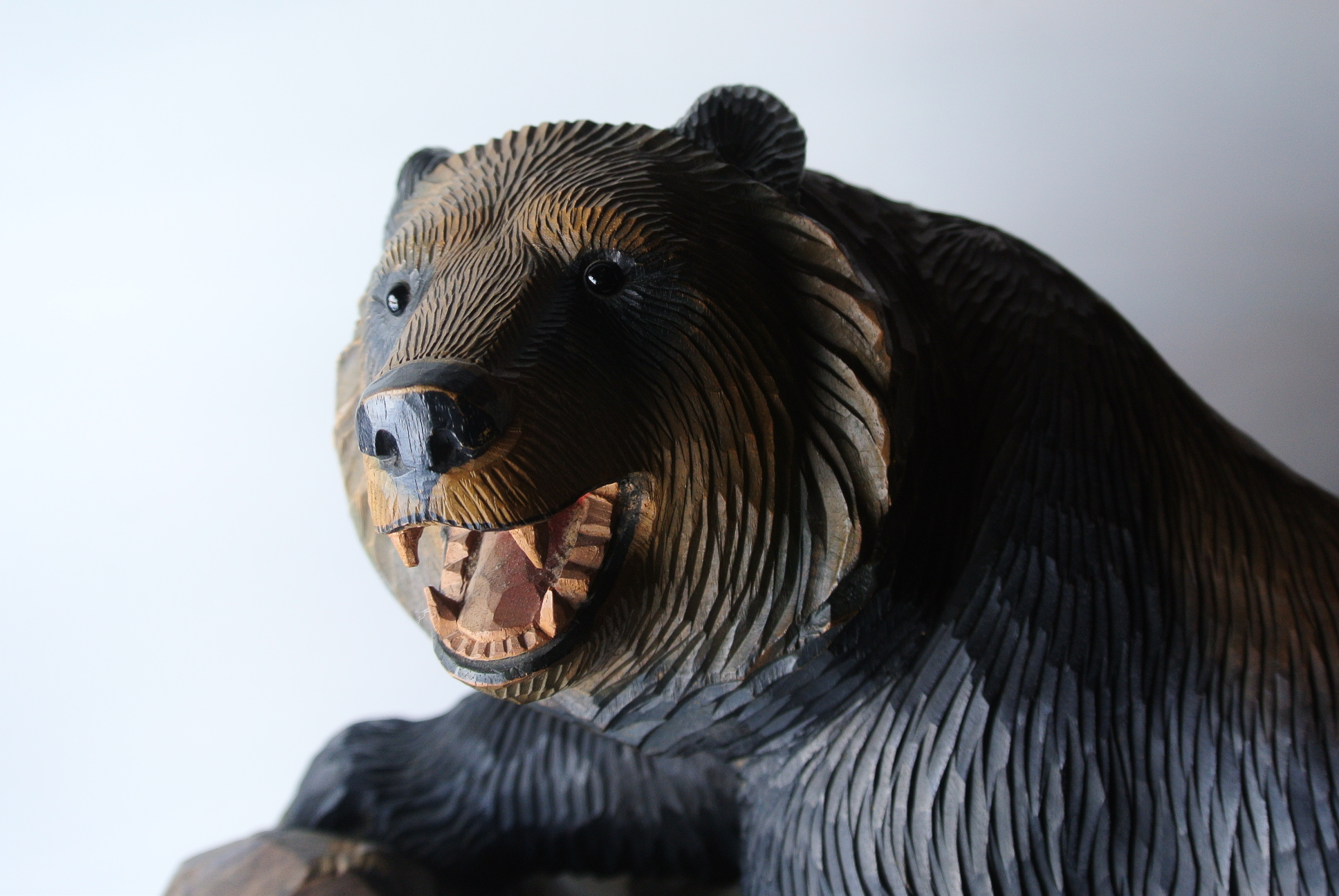 茂木多喜治（北雪）木彫り熊 - アンティーク雑貨・古道具の札幌 